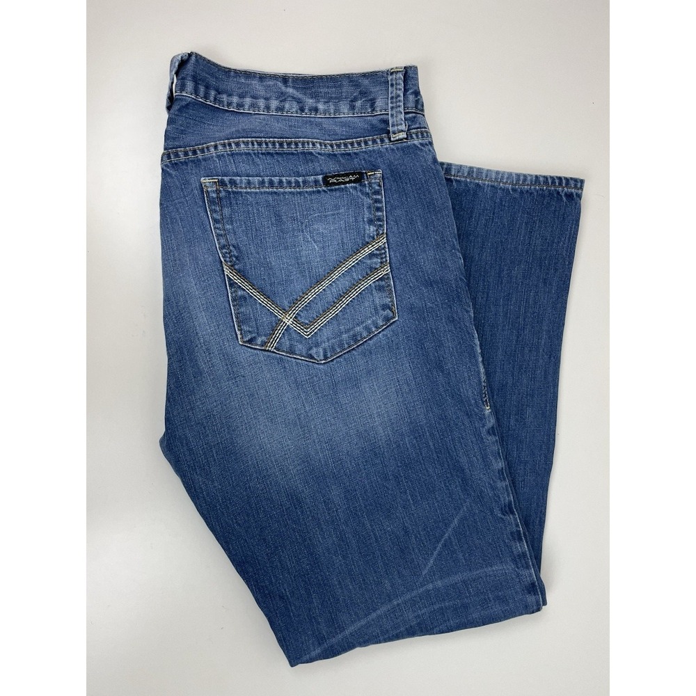 WILLIAM RAST Men's Jeans 38X31 JAKE Straight Button‎ Fly Cotton
